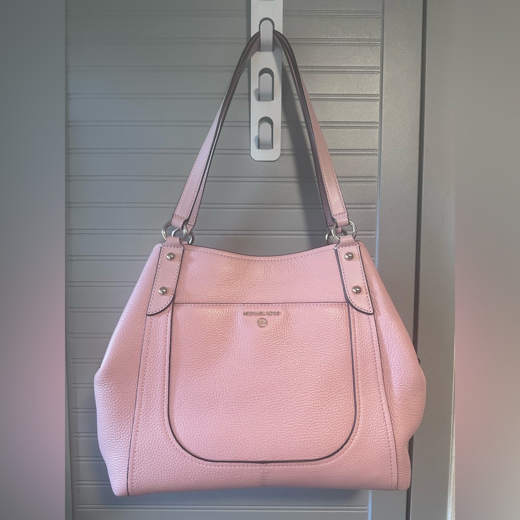 Michael Kors Molly Rose Leather Tote & Mk Wallet Nwot Msrp:$558